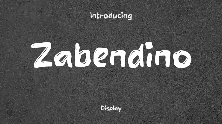 Zabendino Font