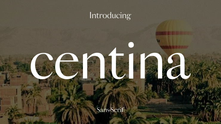 centina Font Family