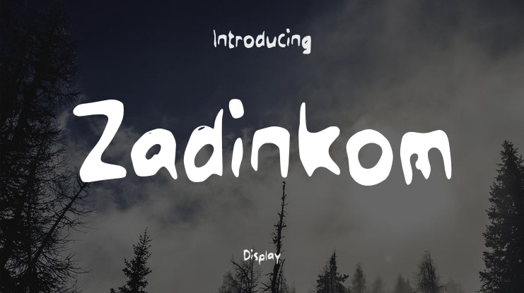 Zadinkom Font