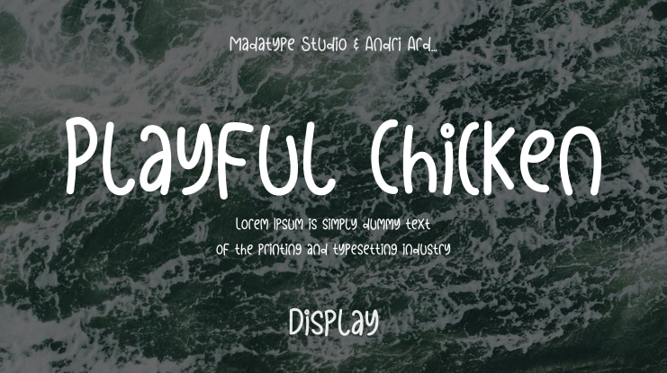 Playful Chicken Font