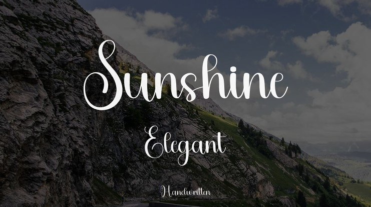 Sunshine Elegant Font