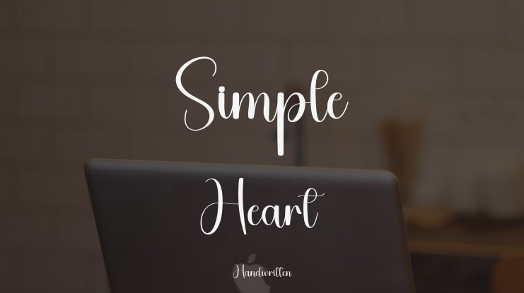 Simple Heart Font