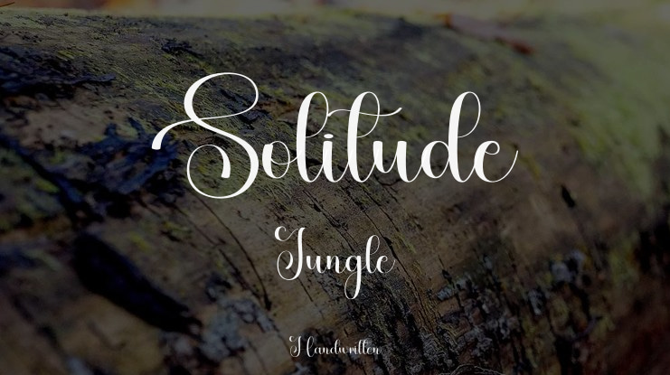 Solitude Jungle Font
