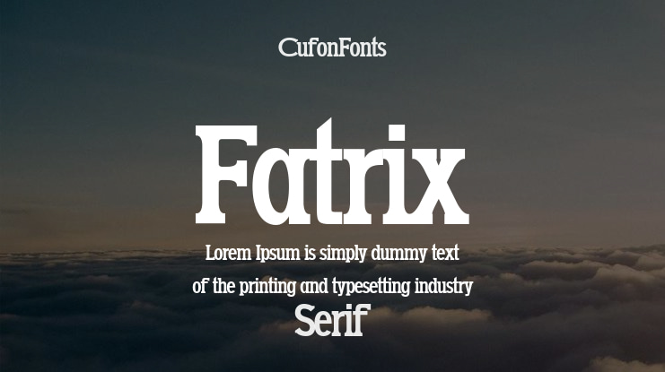 Fatrix Font Family