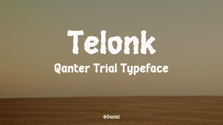 Telonk Qanter Trial Font