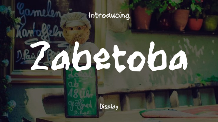 Zabetoba Font