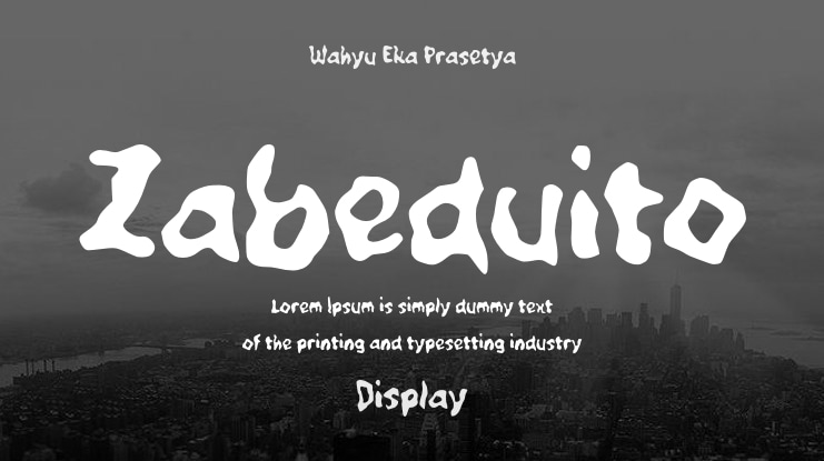 Zabeduito Font