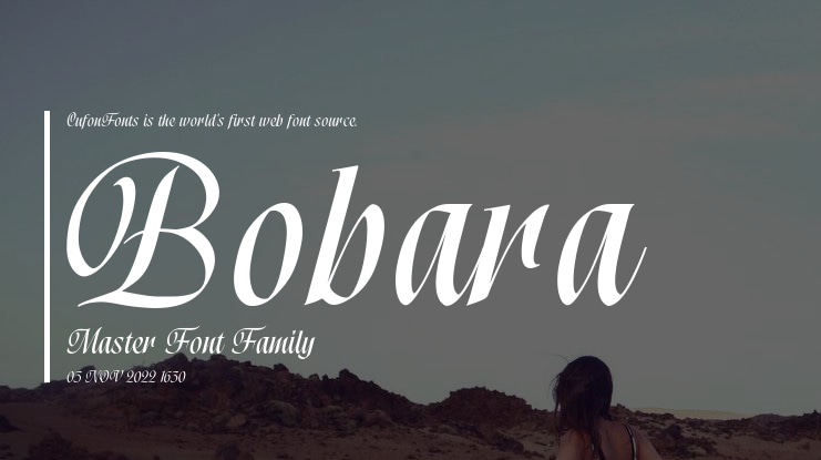 Bobara Master Font
