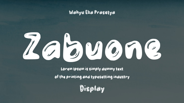 Zabuone Font
