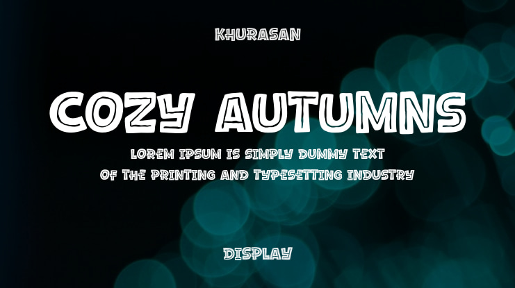 Cozy Autumns Font