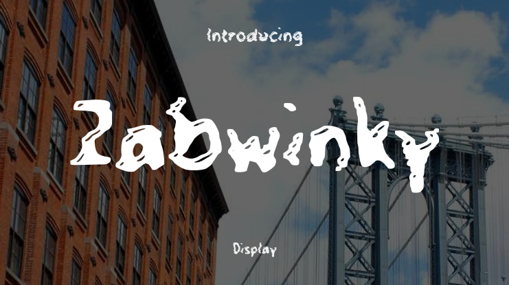 Zabwinky Font
