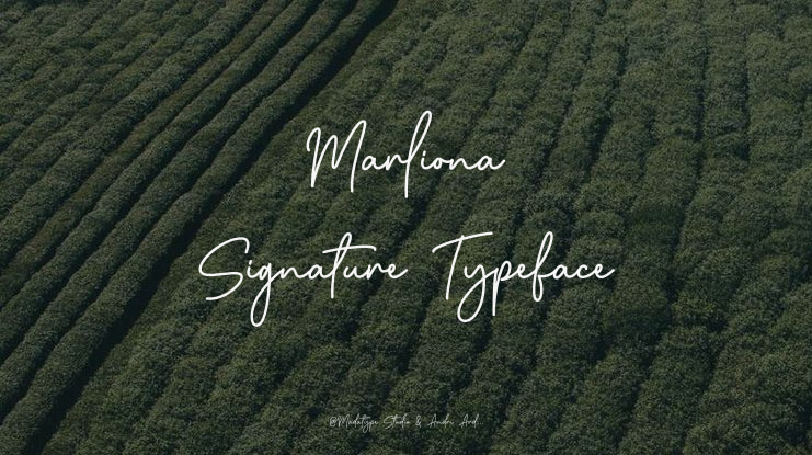 Marliona Signature Font