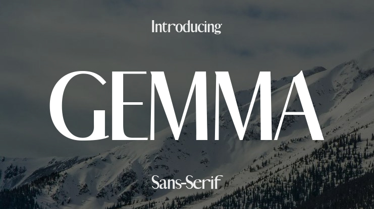 GEMMA Font Family