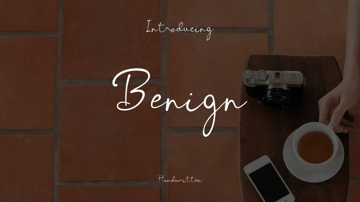 Benign Font