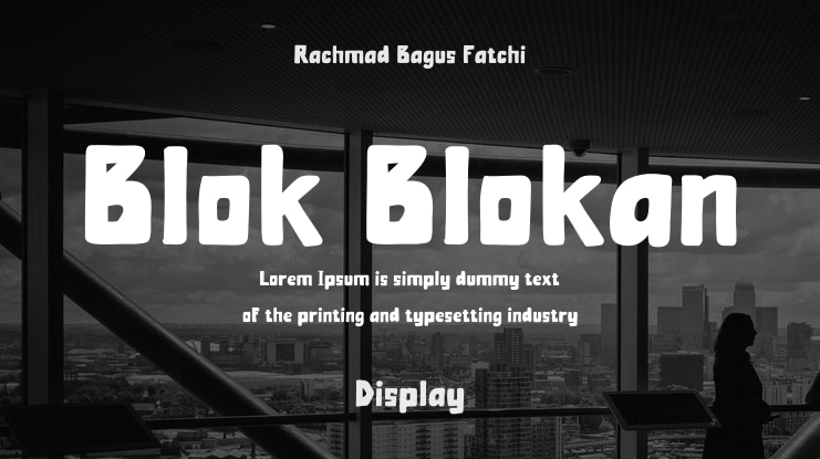 Blok Blokan Font
