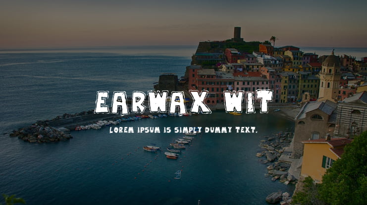 Earwax Wit Font