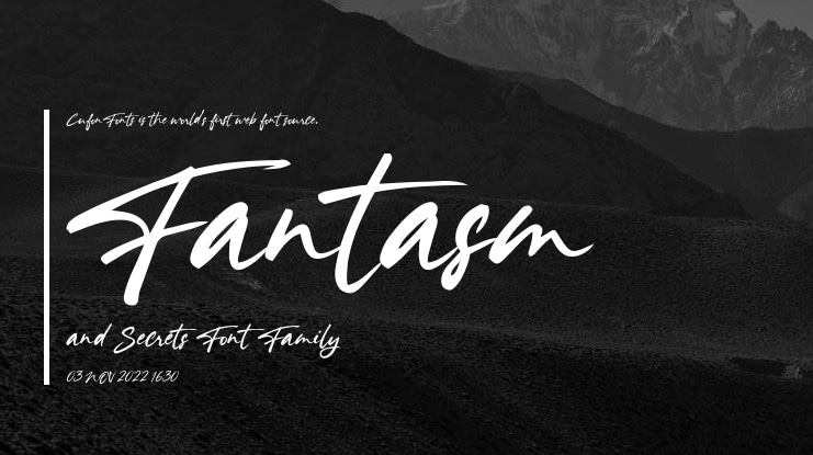 Fantasm and Secrets Font
