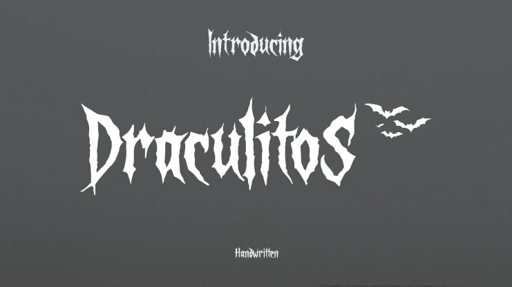DraculitoS_ Font