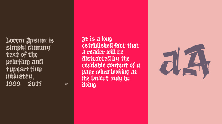 The Golden Blade Font