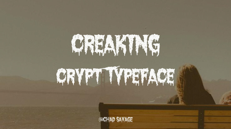 Creaking Crypt Font