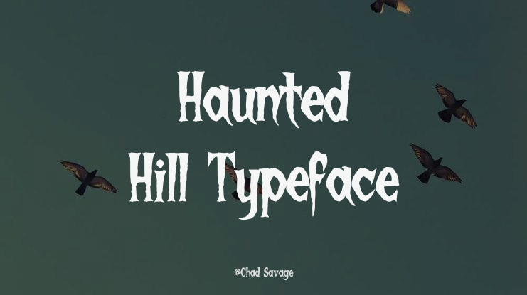 Haunted Hill Font Family