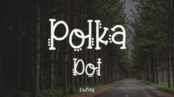 Polka Dot Font