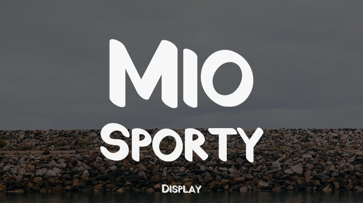 Mio Sporty Font
