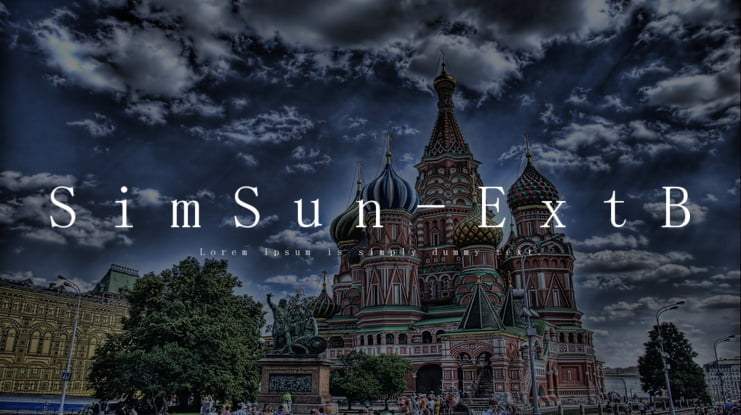 SimSun-ExtB Font