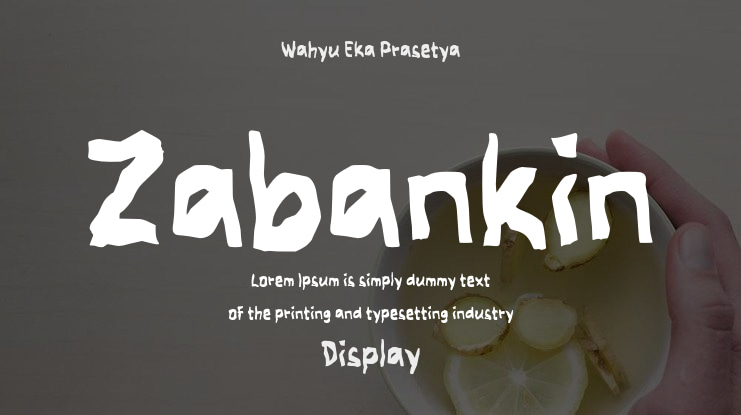 Zabankin Font