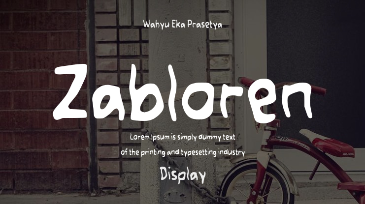 Zabloren Font