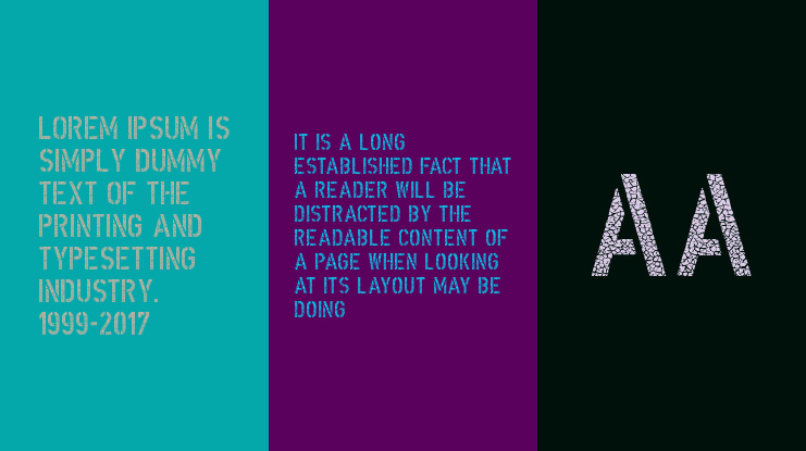 DIN Schablonierschrift Cracked Font