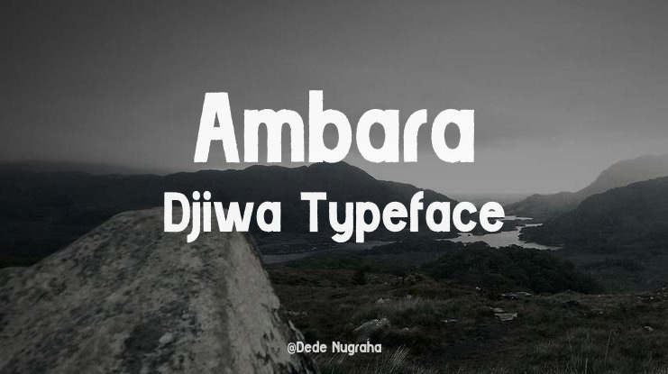 Ambara Djiwa Font Family