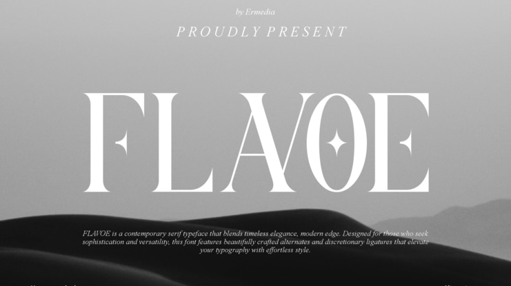 Flavoe Font