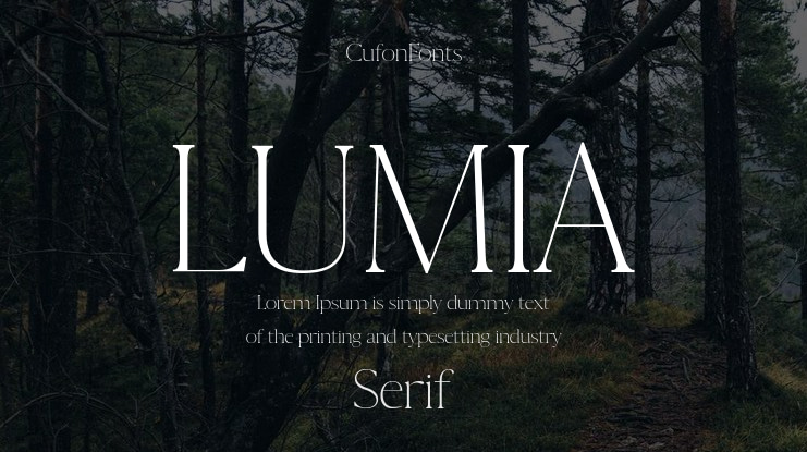 LUMIA Font Family