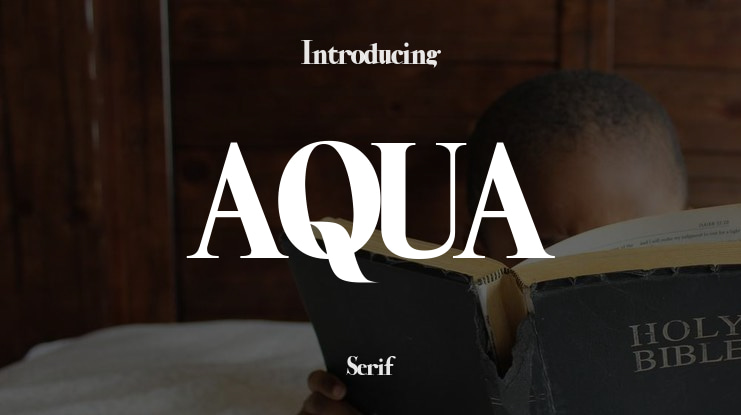AQUA Font Family