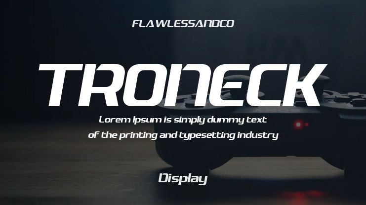 TRONECK Font