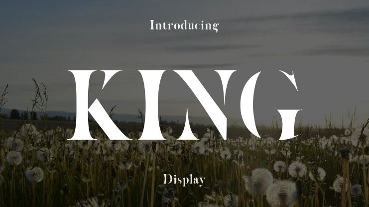 KING Font Family