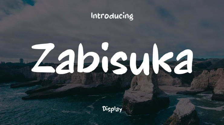 Zabisuka Font