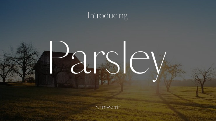 Parsley Font Family
