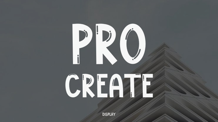 Pro Create Font