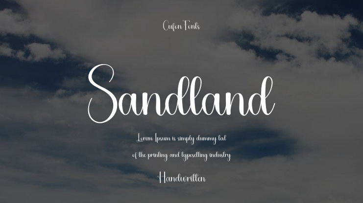 Sandland Font