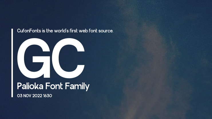 GC Palioka Font
