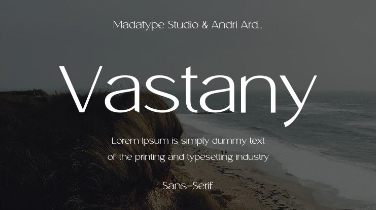 Vastany Font