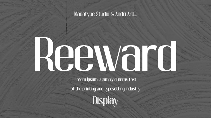 Reeward Font