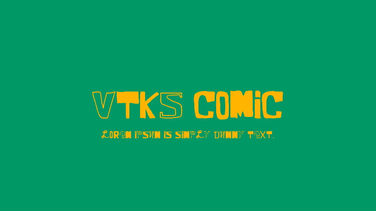 VTKS Comic Font