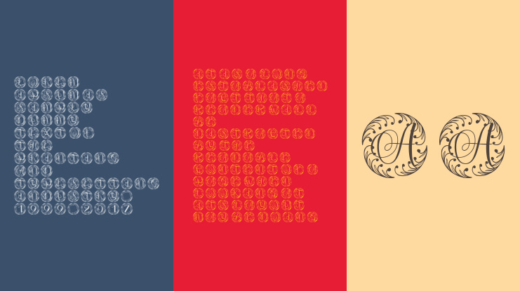 Circulaflora Monogram Font