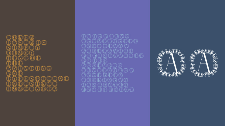 Botanika Ring Monogram Font