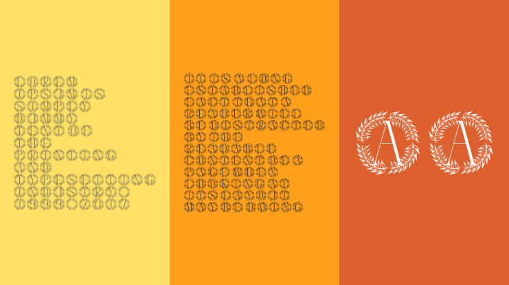 Wreathaura Monogram Font