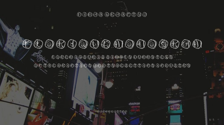 Florique Monogram Font