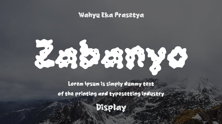 Zabanyo Font